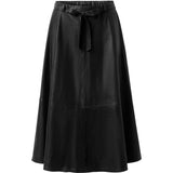 Depeche leather wear A skirt w/belt Skirts 099 Black (Nero)