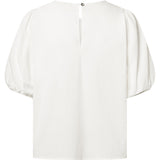 Depeche Clothing Abi bluse med pufærmer Tops 230 Off White