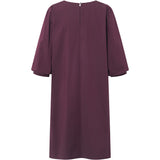 Depeche Clothing Abi kjole med ¾ pufærmer Dresses 279 Burgundy