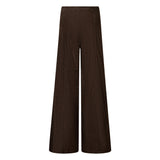 Depeche leather wear Adiva HW Culotte Ruskindsbuks Pants 067 Dusty brown