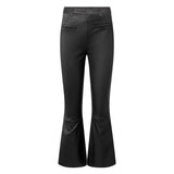 Depeche leather wear Alizza 7/8 skindbuks Pants 099 Black