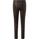 Depeche leather wear Amelia chino skindbuks i 7/8 dels længde Pants 008 Chocolate
