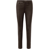 Depeche leather wear Amelia chino skindbuks i 7/8 dels længde Pants 008 Chocolate