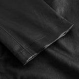 Depeche leather wear Amelia chino skindbuks i 7/8 dels længde Pants 099 Black (Nero)