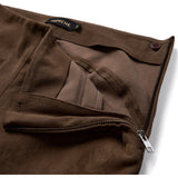 Depeche leather wear Ava 7/8 ruskindsbukser Pants 015 Brown