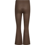 Depeche leather wear Ava HW Flare 7/8 Skindbuks Pants 224 Taupe