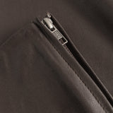 Depeche leather wear Ava RW flare 7/8 længde skindbuks i strækbar kvalitet Pants 008 Chocolate