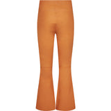 Depeche leather wear Ava RW flare 7/8 længde skindbuks i strækbar kvalitet Pants 065 Orange