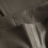 Depeche leather wear Ava RW flare 7/8 længde skindbuks i strækbar kvalitet Pants 222 Smoke