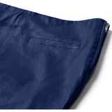 Depeche leather wear Ava RW flare 7/8 længde skindbuks i strækbar kvalitet Pants 247 Bright Blue