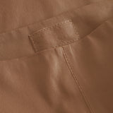 Depeche leather wear Ava skindbukser - fuld længde (RW) Pants 199 Nougat