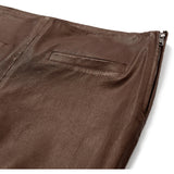 Depeche leather wear Ava skindbukser - fuld længde (RW) Pants 309 Metallic Brown