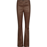 Depeche leather wear Ava skindbukser - fuld længde (RW) Pants 309 Metallic Brown