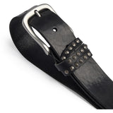 DEPECHE Bælte med nitter Belts 300 Black/Amr silver