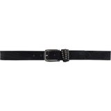 DEPECHE Bælte med nitter Belts 300 Black/Amr silver