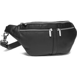 DEPECHE Bæltetaske med lynlås detaljer Bumbag 099 Black (Nero)