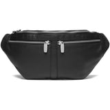 DEPECHE Bæltetaske med lynlås detaljer Bumbag 099 Black (Nero)