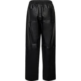 Depeche leather wear Bella MW Fuldlængde Buks Pants 099 Black