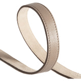 DEPECHE Læderbælte i klassisk look Belts 038 Dusty taupe