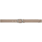 DEPECHE Læderbælte i klassisk look Belts 038 Dusty taupe