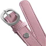 DEPECHE Læderbælte i klassisk look Belts 045 Dusty Rose