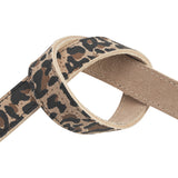 DEPECHE Læderbælte i klassisk look Belts 082 Leopard