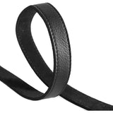DEPECHE Læderbælte i klassisk look Belts 099 Black (Nero)