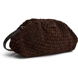 DEPECHE Berlin flettet clutch Clutch 008 Chocolate