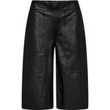Depeche leather wear Bermuda shorts i skind (HW) Shorts 099 Black (Nero)