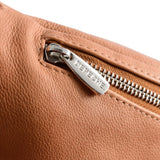 DEPECHE Læder bumbag i klassisk design Bumbag 014 Cognac