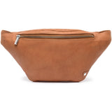DEPECHE Læder bumbag i klassisk design Bumbag 014 Cognac