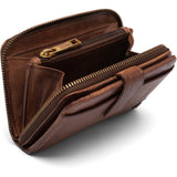 DEPECHE Blød og lækker skind pung Purse / Credit card holder 133 Brandy