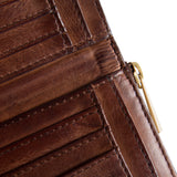DEPECHE Blød og lækker skind pung Purse / Credit card holder 133 Brandy