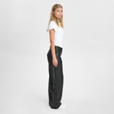 Depeche leather wear Boa skindbukser - fuld længde (HW) Pants 099 Black (Nero)