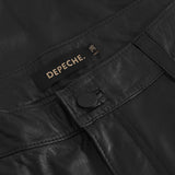 Depeche leather wear Boa skindbukser - fuld længde (HW) Pants 099 Black (Nero)
