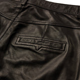 Depeche leather wear Boa skinny leg skindbuks Pants 008 Chocolate