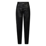 Depeche leather wear Boa skinny leg skindbuks Pants 099 Black
