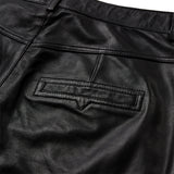 Depeche leather wear Boa skinny leg skindbuks Pants 099 Black