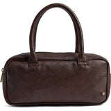 DEPECHE Boxy crossover taske i koskind Cross over 106 Coffee