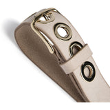 DEPECHE Bredt bælte med eyeleds Belts 191 Sand / Gold