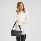 DEPECHE Bucharest skuldertaske i lammeskind Shoulderbag / Handbag 099 Black