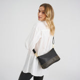 DEPECHE Bucharest skuldertaske i lammeskind Shoulderbag / Handbag 099 Black