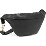 DEPECHE Bumbag i en smørblød læderkvalitet Bumbag 099 Black (Nero)