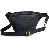 DEPECHE Bumbag i en smørblød læderkvalitet Bumbag 285 Midnight Blue