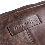DEPECHE Klassisk must-have bumbag i skind Bumbag 068 Winter brown