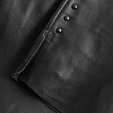 Depeche leather wear Caisey skindleggings med nitter Pants 099 Black (Nero)