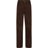 Depeche leather wear Cat ruskindsbukser Pants 067 Dusty brown