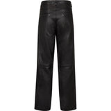 Depeche leather wear Cat skindbukser med guld nitter Pants 099 Black (Nero)