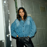 Depeche Clothing Claire denim jakke Jackets 029 Blue