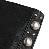 DEPECHE Clutch med nitter Clutch 099 Black (Nero)